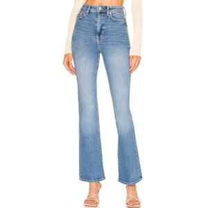 Lovers + Friends Greyson Ultra High Rise Slim Boot Jeans in Cypress Size 27